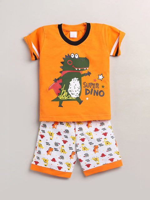 

Hopscotch Boys Orange Clothing Set