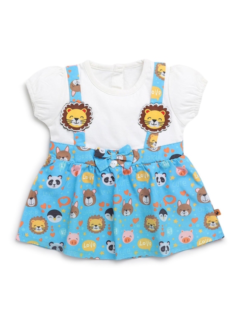 

Hopscotch Blue A-Line Dress