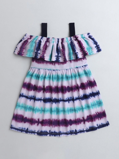 

Hopscotch Multicoloured Tie and Dye Dress, Multi