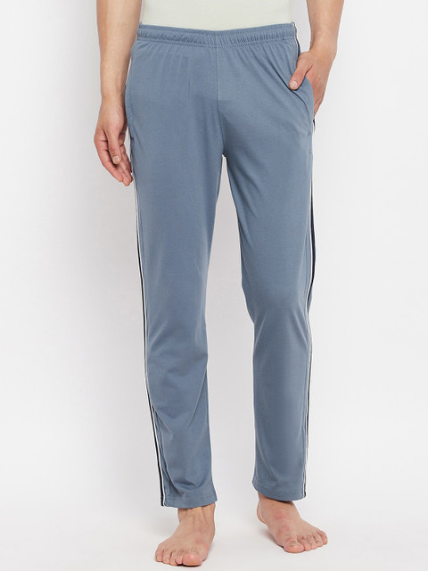 

Okane Men Blue Solid Lounge Pants