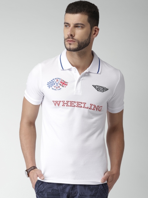 

Celio Men White Polo T-shirt