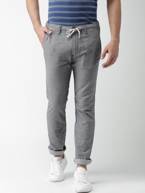 

Celio Men Blue Solid Trousers