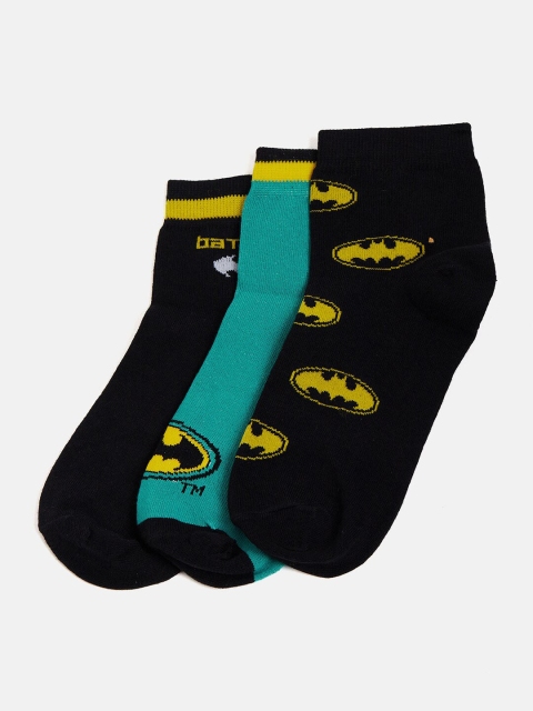 

Camey Men Pack Of 3 Cotton Ankle-Length Socks, Multi