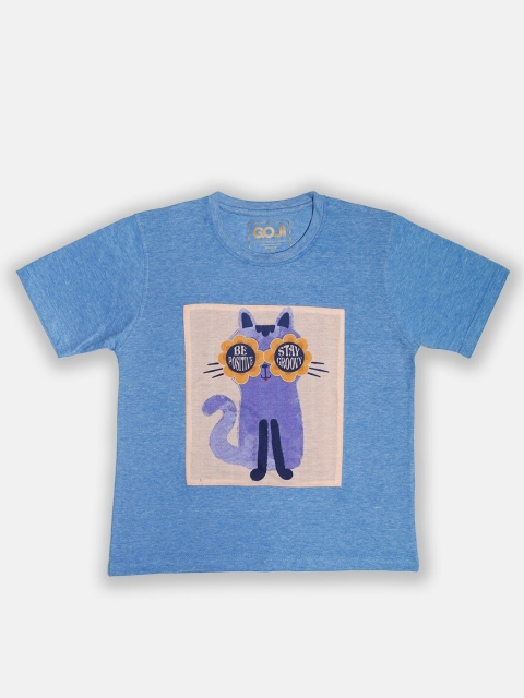 

GOJI Kids Blue Printed T-shirt