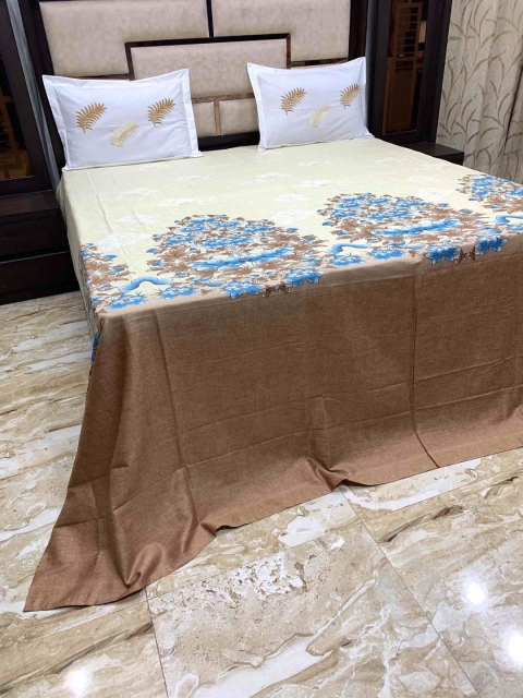 

Pure Decor Unisex Brown Bedsheets