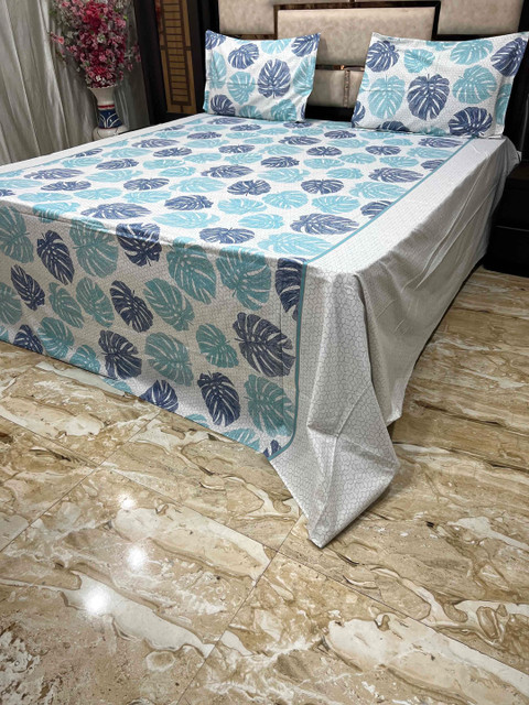 

Pure Decor Unisex Blue Bedsheets