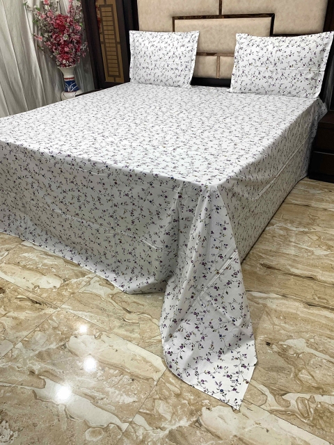 

Pure Decor Unisex Purple Bedsheets