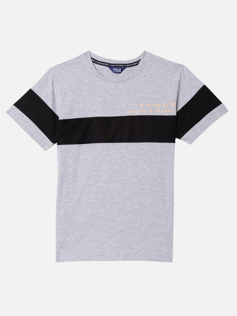 

R&B Boys Grey Extended Sleeves T-shirt