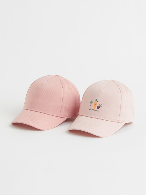 

H&M Girls Multi Caps, Pink