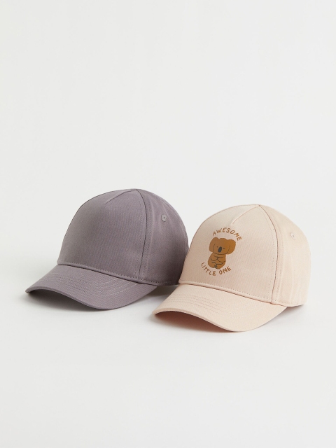 

H&M Girls Beige Caps