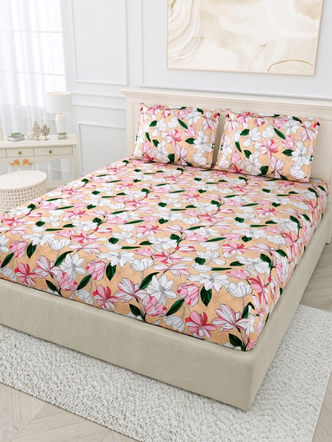 

BOMBAY DYEING Unisex Multi Bedsheets, Pink