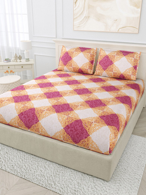 

BOMBAY DYEING Unisex Multi Bedsheets, Brown
