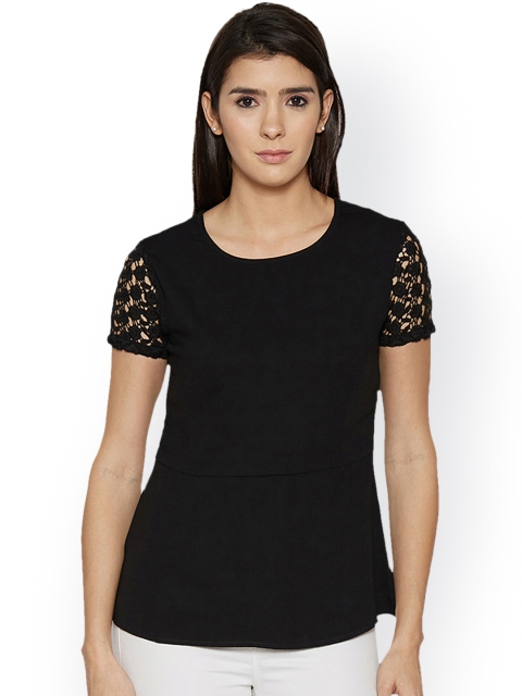 

Globus Women Black Solid Top