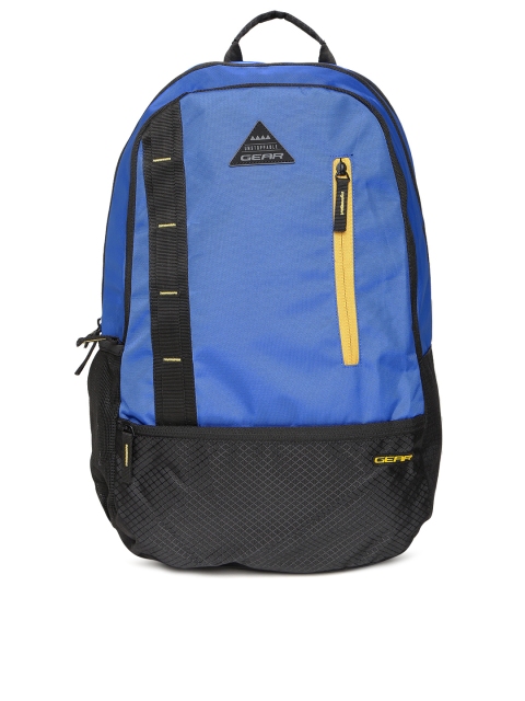 

Gear Unisex Blue & Black Colourblocked Pro Series 2 Laptop Backpack