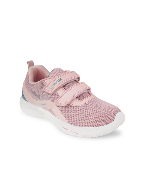 

Campus Women Peach-Coloured Mesh Running Shoes