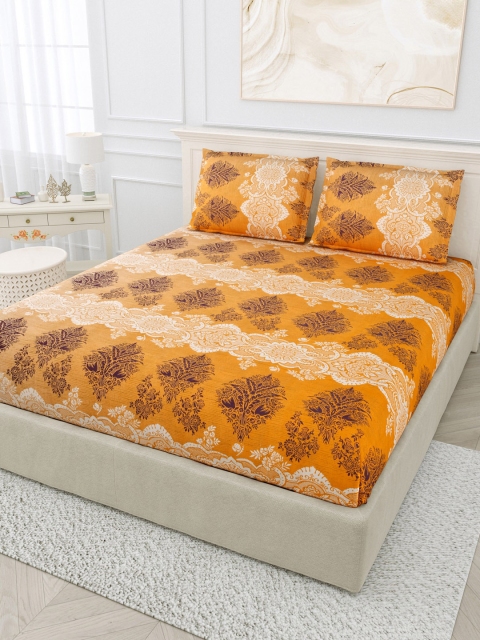 

BOMBAY DYEING Unisex Multi Bedsheets, White