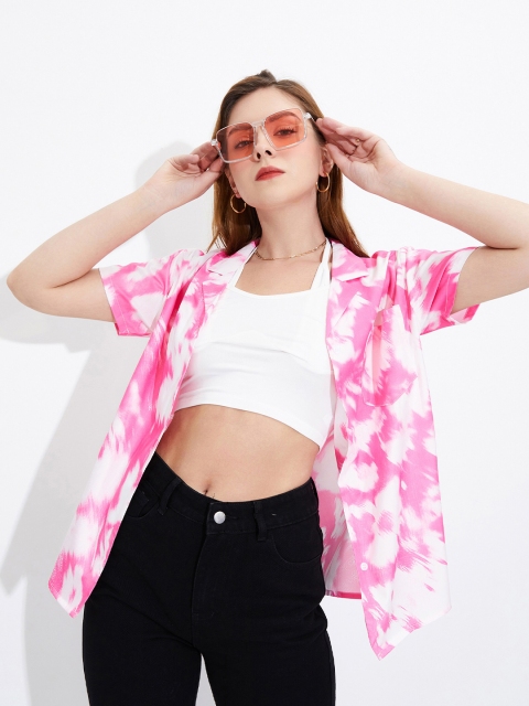

URBANIC Red Print Top