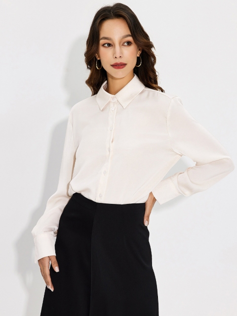 

URBANIC Black Shirt Style Top