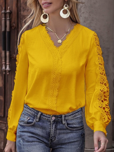 

URBANIC Grey Mandarin Collar Top