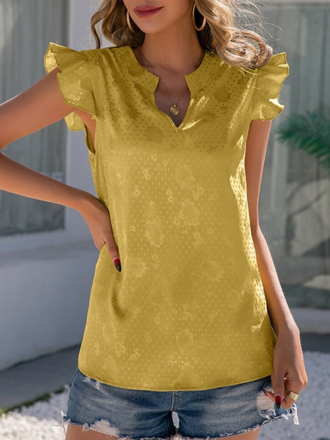 

URBANIC Blue Extended Sleeves Top