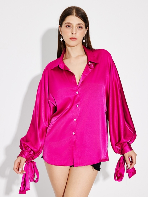 

URBANIC White Shirt Style Top