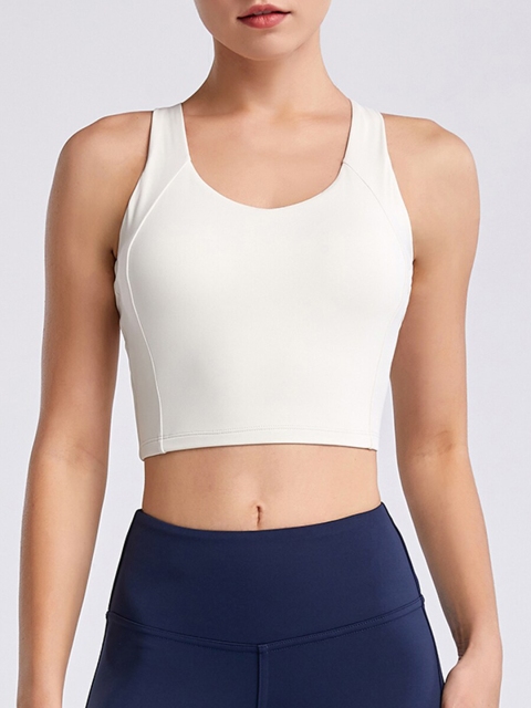 

URBANIC Green Tank Crop Top