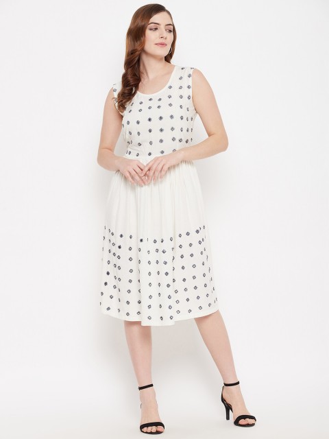 

TULIP 21 Off White Dress