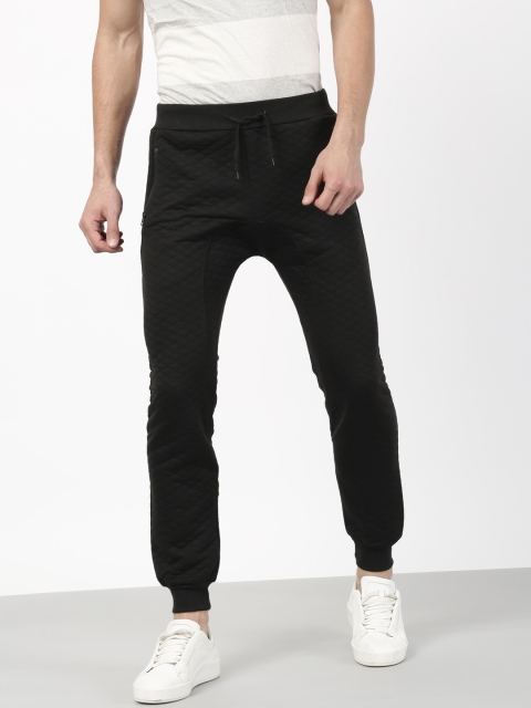 

ether Men Black Regular Fit Solid Joggers