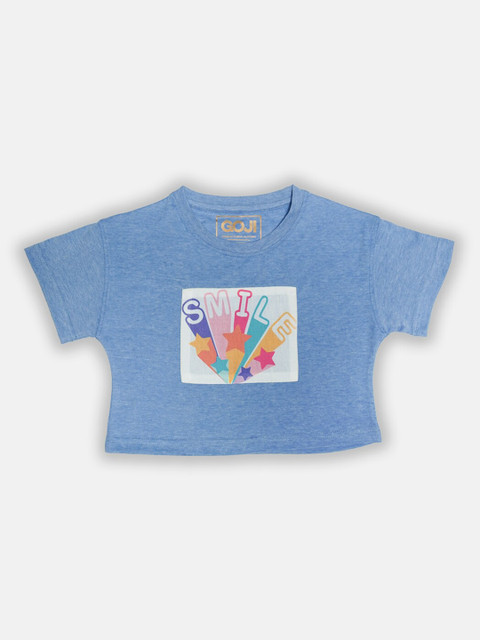 

GOJI Blue Boxy Top