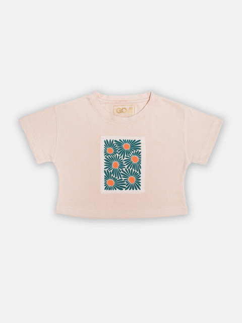 

GOJI Peach-Coloured Boxy Top