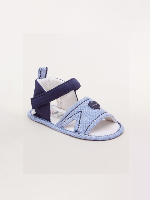 

Hopscotch Unisex Kids Blue & White Comfort Sandals