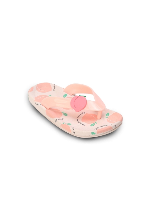 

Hopscotch Girls White Printed Rubber Room Slippers