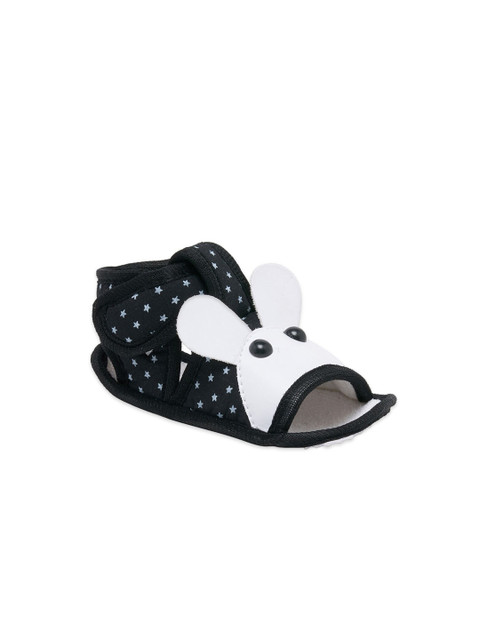 

Hopscotch Girls Black & White Comfort Sandals
