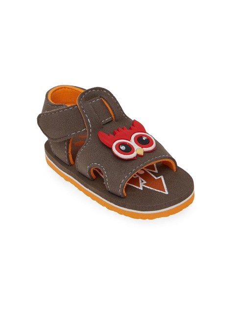 

Hopscotch Unisex Kids Orange & Brown Comfort Sandals