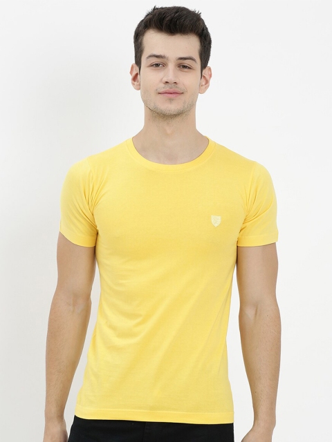

V2 Value & Variety Men Yellow T-shirt