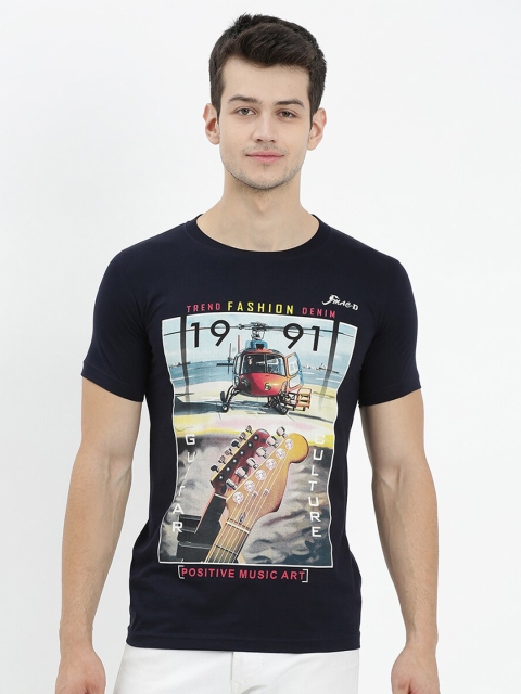 

V2 Value & Variety Men Blue V-Neck T-shirt
