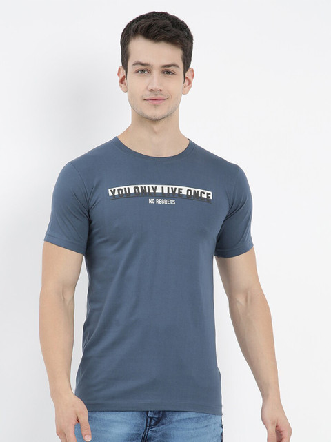 

V2 Value & Variety Men Grey Typography T-shirt