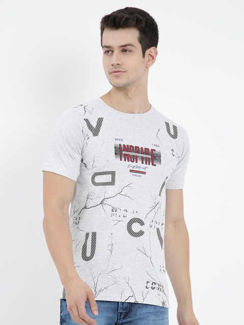 

V2 Value & Variety Men Grey V-Neck T-shirt