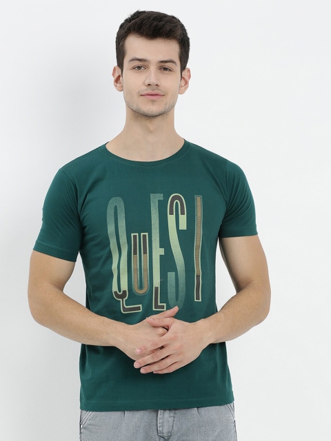 

V2 Value & Variety Men Green Printed T-shirt
