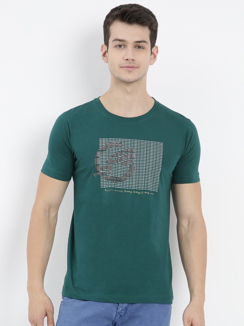 

V2 Value & Variety Men Green Typography Printed T-shirt