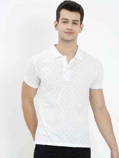 

V2 Value & Variety Men White Printed V-Neck T-shirt