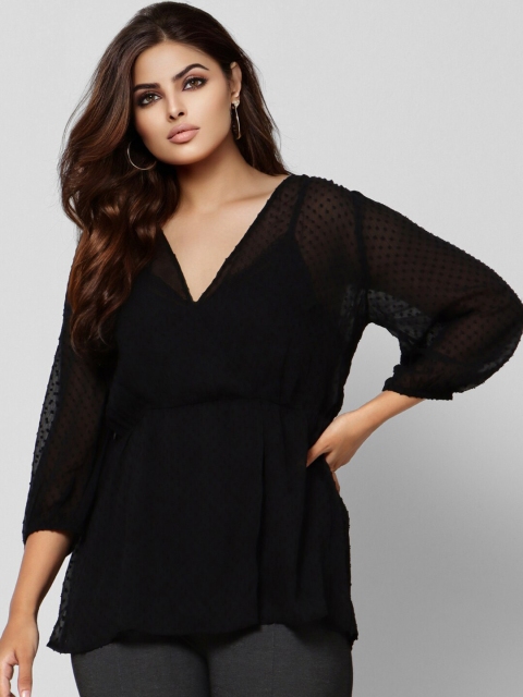 

VERO MODA CURVE Black Empire Top