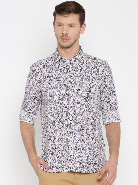 

Parx Men Multicoloured Slim Fit Printed Casual Shirt, Multi