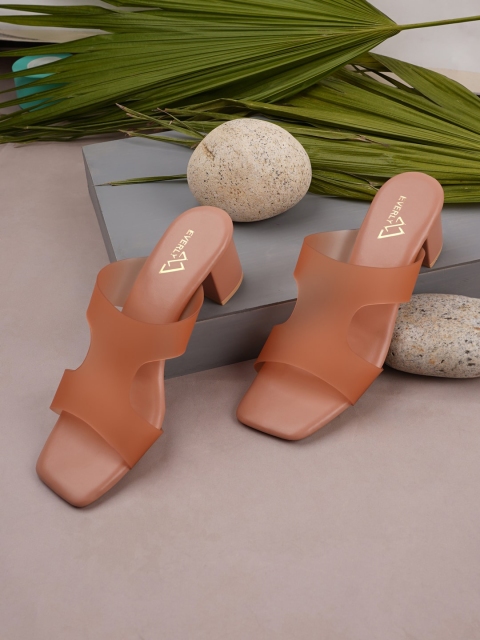 

EVERLY Pink Block Sandals