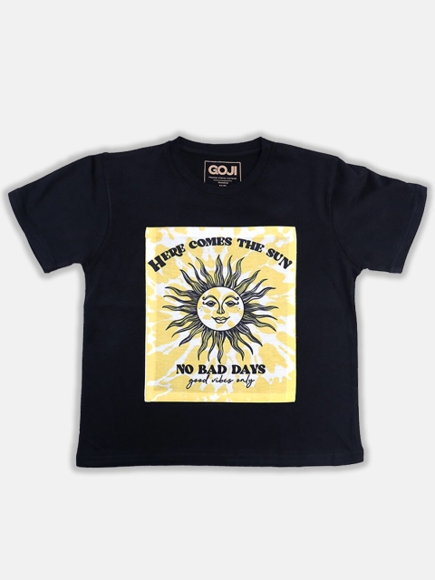 

GOJI Kids Lavender Printed Applique T-shirt
