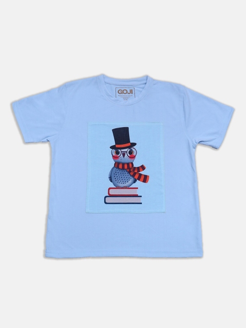 

GOJI Kids Yellow Printed T-shirt