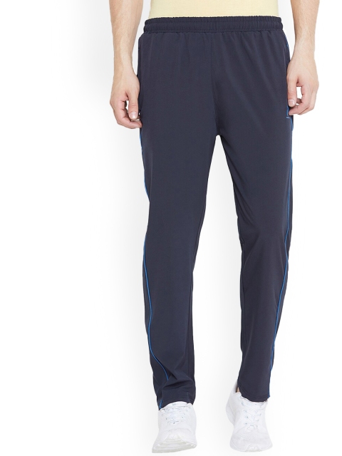 

PERFKT-U Men Navy Blue Solid Track Pants