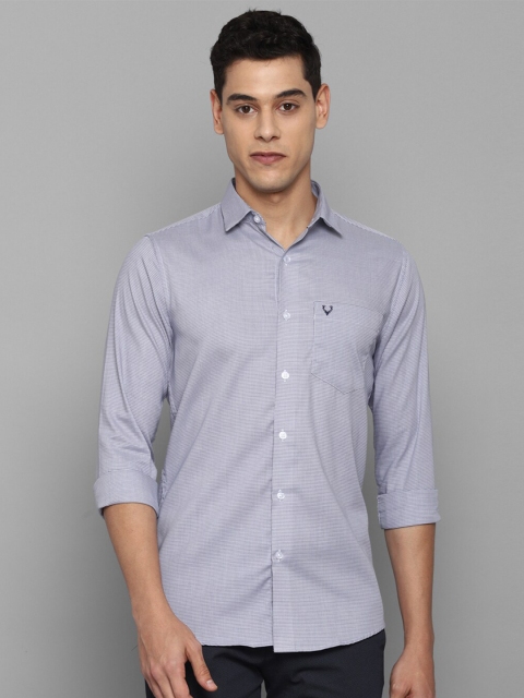 

Allen Solly Men Grey Slim Fit Casual Shirt