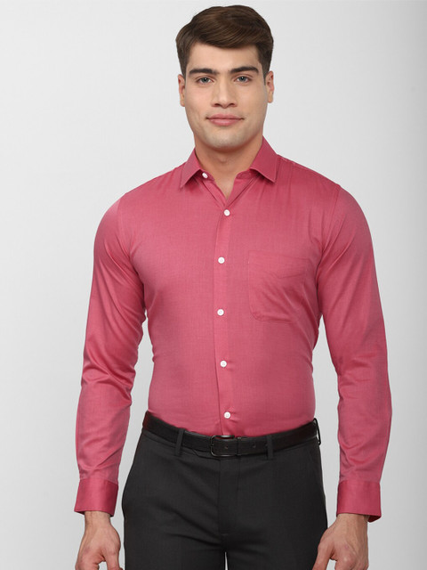 

Peter England Men Pink Slim Fit Formal Shirt