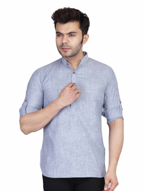 

TAHVO Men Blue Original Casual Shirt